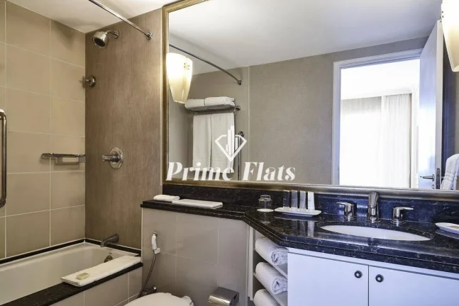 Imagem Flat disponível para venda no Marriott Executive Apartments São Paulo, com 43m², 1 dormitório e 1 vaga