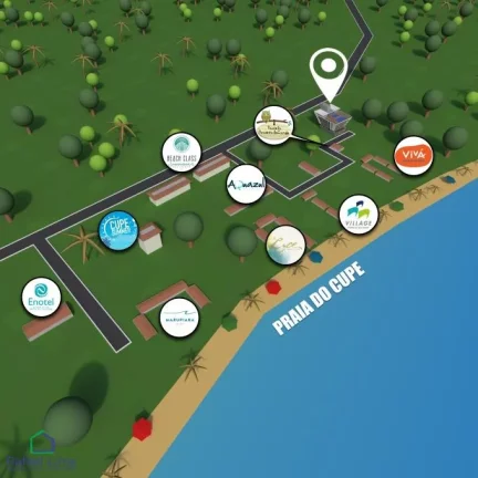 Flat 1 Quarto Ipojuca - PE - Porto de Galinhas