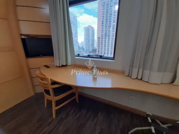 Imagem Flat disponível para locação no Green Place Ibirapuera, com 35m², 1 dormitório e 1 vaga