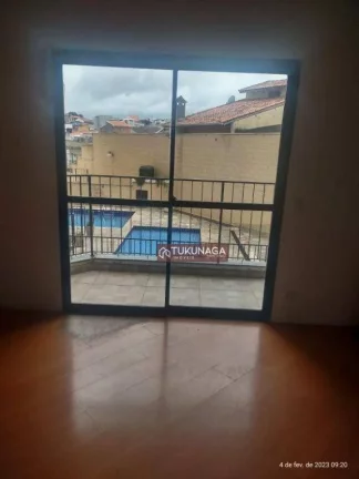 Imagem Aconchegante Apartamento com sacada, carpete de madeira nos 2 dormitórios e na sala, à venda, 65 m² por R$ 390.000 - Vila Rosália - Guarulhos/SP