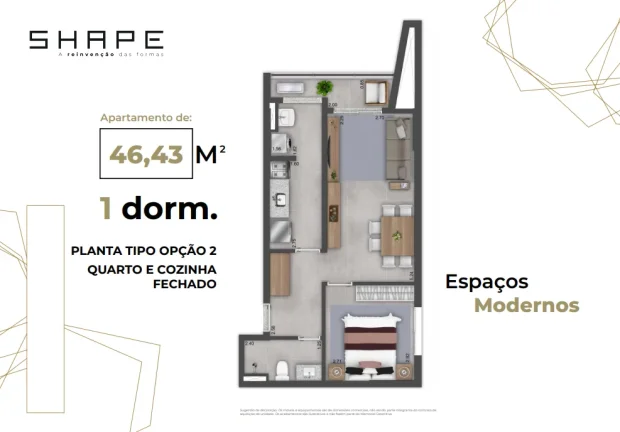 Imagem SHAPE Aptos. de 46 a 79m² ALPHAVILLE