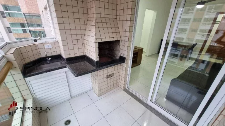 Imagem Apartamento com 1 dormitório à venda, 49 m² por R$ 350.000,00 - Tupi - Praia Grande/SP
