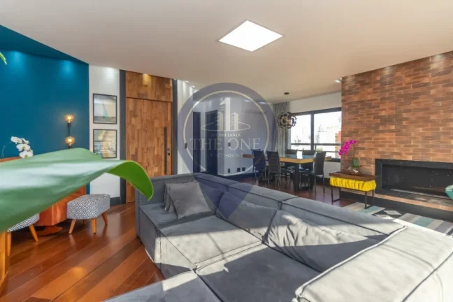 Imagem Luxuoso apartamento de 4 quartos na Vila Mariana, São Paulo-SP: 3 suítes, 2 salas, 4 banheiros, 3 vagas de garagem e 177m².