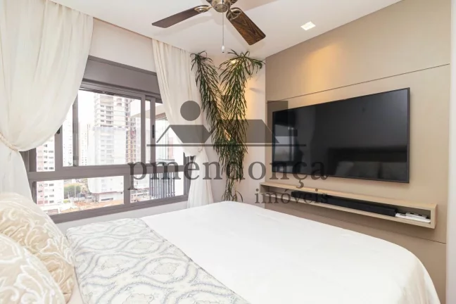 Imagem Apartamento em andar alto de 69m², moderno, finamente decorado com qualidade e de bom gosto. Com li...
