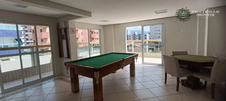 Imagem Apartamento com 2 dormitórios à venda, 85 m² por R$ 480.000,00 - Tupi - Praia Grande/SP