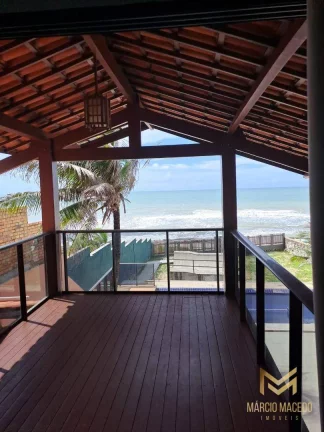 Imagem Casa pé na areia com 4 suítes à venda, 225 m² por R$ 2.700.000 - Taíba - São Gonçalo do Amarante/CE