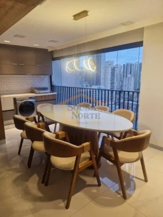 Imagem Apartamento no Tatuapé com 98 m², 2 dormitórios, sendo 2 suítes, 3 banheiros, varanda, cozinha a...