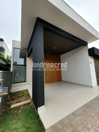 Imagem Casa Nova no Condomínio Tangará – Parque Tauá, Londrina: 3 suítes, área gourmet, quintal amplo, alto padrão e lazer completo na Zona Sul!