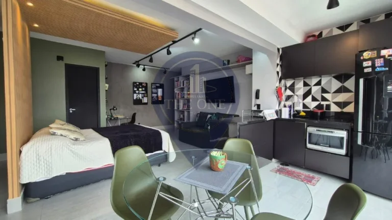 Imagem Studio à venda na Bela Vista, São Paulo-SP: 1 quarto, 2 salas, 1 banheiro, 1 vaga de garagem e 42m² de área!