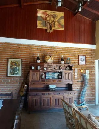 Imagem Linda casa de campo ,condomínio fechado de alto padrão ,portaria com reconhecimento fácil ,segura...