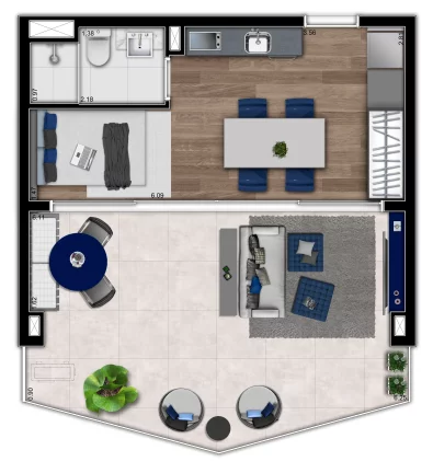 Imagem Cobertura Duplex em Itaim Bibi - São Paulo SP