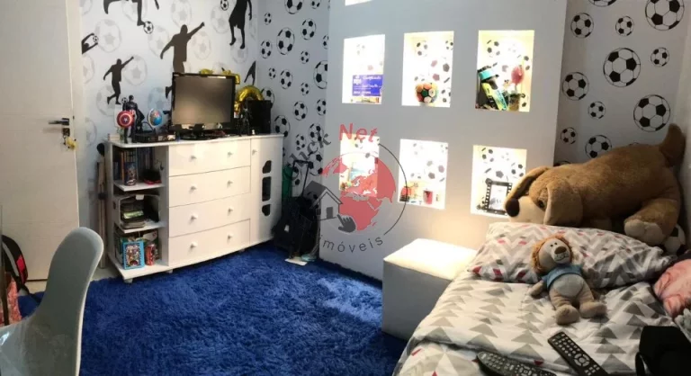 Imagem Apartamento 3 dormitórios sendo 1 com closet , Móveis planejados,1 vaga ,bairro Parque Erasmo Assunção ,Santo André