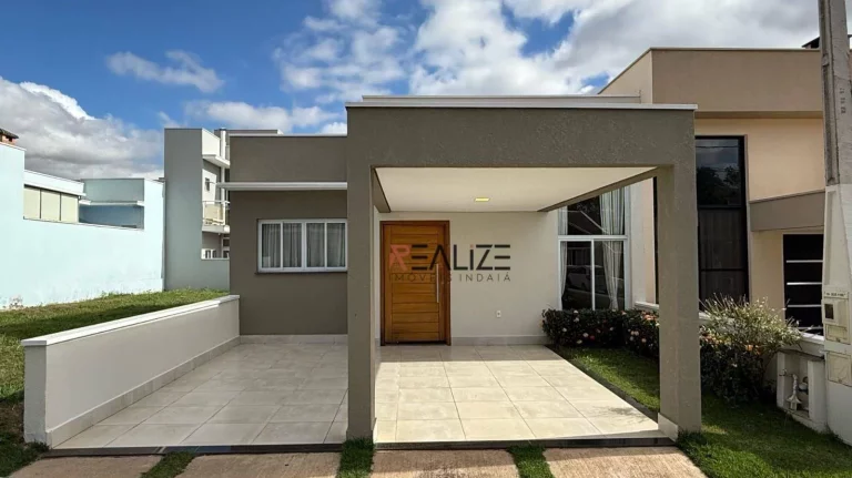 Imagem Casa com 3 dormitórios à venda, 105 m² por R$ 870.000 - Condomínio Montreal Residence - Indaiatuba/SP