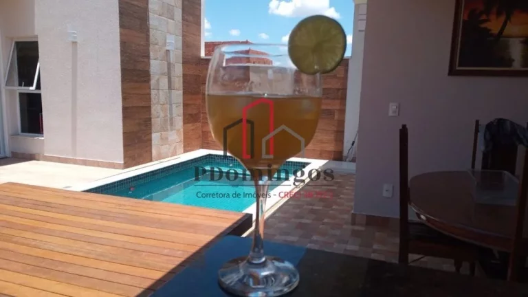 Imagem SOBRADO COM PISCINA - CONDOMÍNIO OLÍVIO FRANCESCHINI - HORTOLÂNDIA