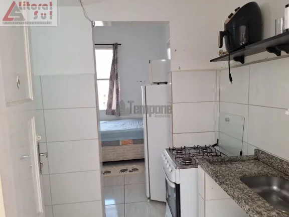 Imagem KIT NA OCEAN PRAIA GRANDE QUARTO DOIS AMBIENTES COM COZINHA BANHEIRO SOCIAL AREA DE SERVIÇO INTERFONE