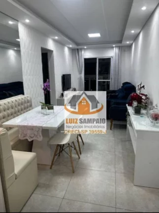 Imagem Lindo Apartamento Decorado, com Lazer Completo, 2 Dorm (1 Suíte), Vista Mar, Satélite