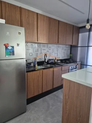 Imagem Apartamento com 95m² de área útil, com 2 dormitórios, sendo 1 suíte, banheiro social, sala inte...