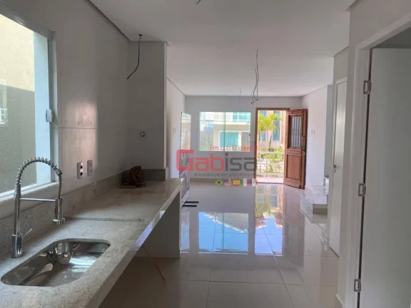 Imagem Casa com 3 Quartos Nova em condomínio com piscina e sauna à venda, 90m² por R$ 459.000,00 - Praia Rasa - Armação dos Búzios/RJ