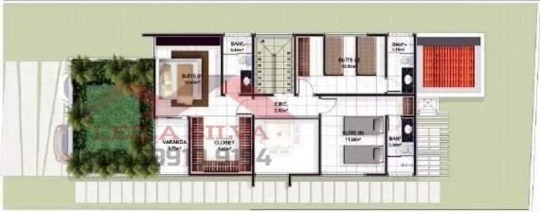 Imagem Casa em Condomínio para Venda, Morros, 4 dormitórios, 4 suítes, 4 banheiros, 2 vagas