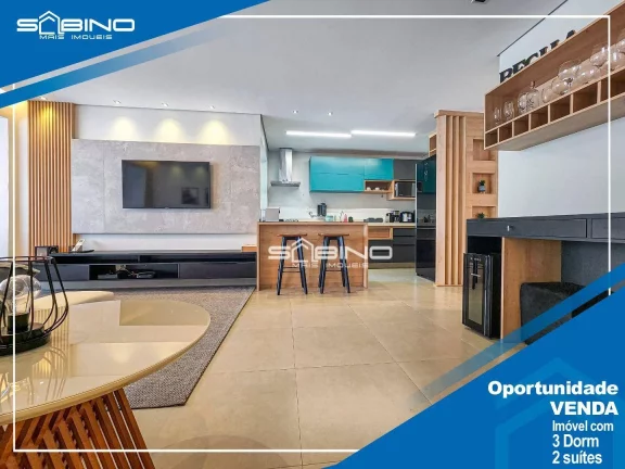 Imagem Apartamento à venda, com 3 dormitórios 2 suítes, 114m², na Riviera de São Lourenço - Bertioga SP