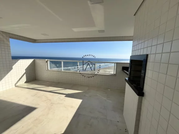 Imagem Apartamento Frente Mar para Venda em Praia Grande, Caiçara, 3 dormitórios, 2 suítes, 3 banheiros, 2 vagas