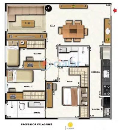 Imagem Cobertura Duplex à venda 2 Quartos 1 Suite 2 Vagas 155.74M Grajaú Rio de Janeiro - RJ | Elegance Residence