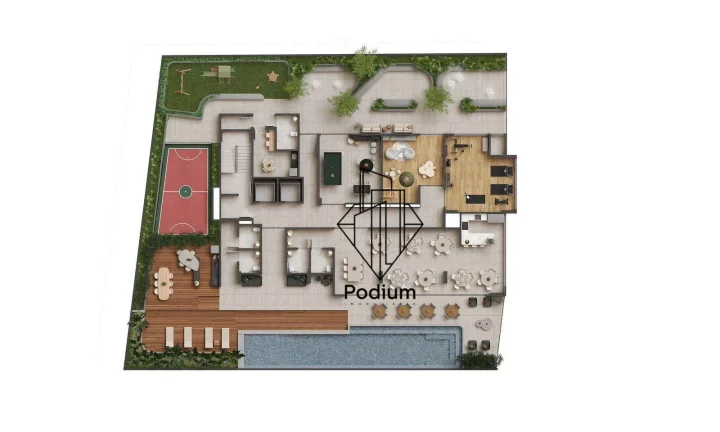 Imagem Apartamentos em Condomínio Club com varanda / sacada a aproximadamente 600m da praia de Tambaú -AP2734.