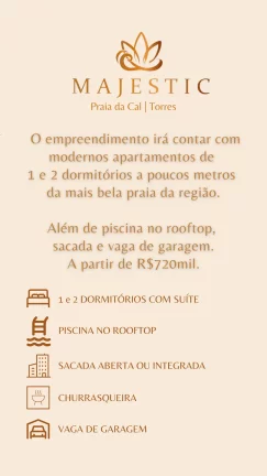 Imagem Apartamento à venda em Torres, Praia da Cal, com 2 quartos, 67,88m²