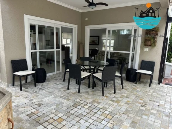 Imagem Anual Aluguel Juquehy, Venda, Alug Temporada - Condomínio pé na areia, com 4 suítes, Piscina priv. Churras. , máx. 12 pessoas | Juquehy Imobiliária