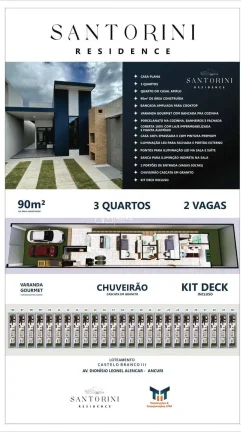Imagem Casa plana solta à venda, Ancuri, Itaitinga-CE. Residencial Santorini