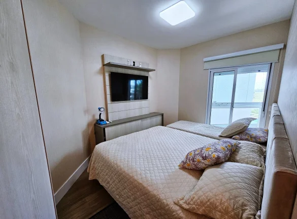 Imagem Venda de Apartamento Pé na Areia na Riviera de São Lourenço Módulo 02: 3 Quartos, 2 Suítes, 2 Salas, 2 Vagas, 116,98m²!