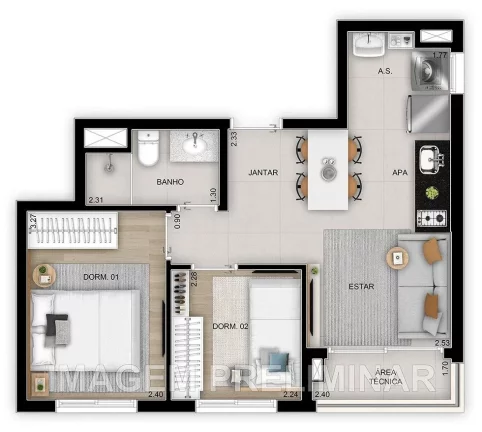 Imagem Quadra Diálogo Home Club Smart - Residencial