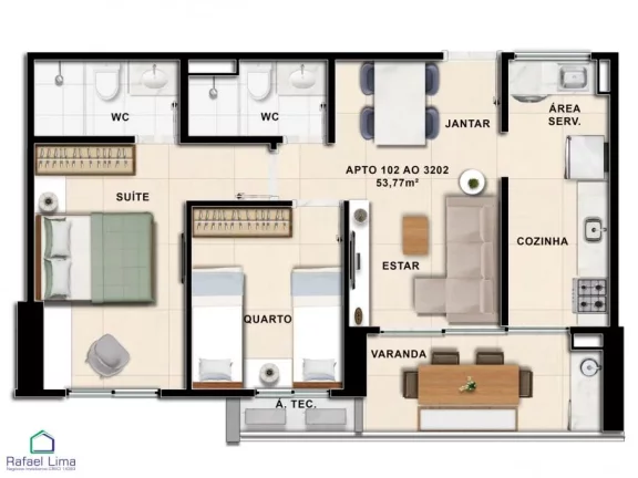 Apartamento 2 e 3 quartos Lançamento Recife - PE - Caxangá