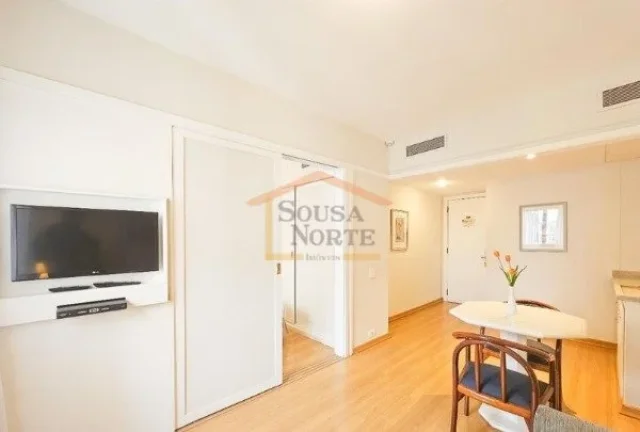 Imagem Apartamento, 40m², dispõe de 1 dormitório, 1 banheiro, sala dois ambientes, cozinha, rico em plan...