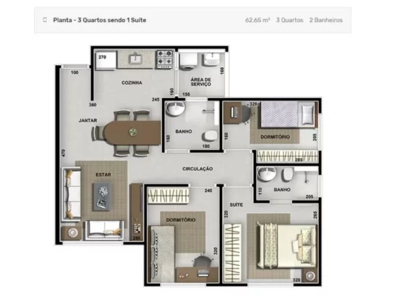 Imagem Apartamento para Venda em Maringá / PR no bairro Loteamento Sumaré