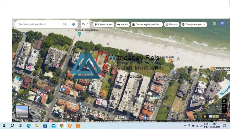 Imagem Terreno frente mar em Canasvieiras - Pé na areia