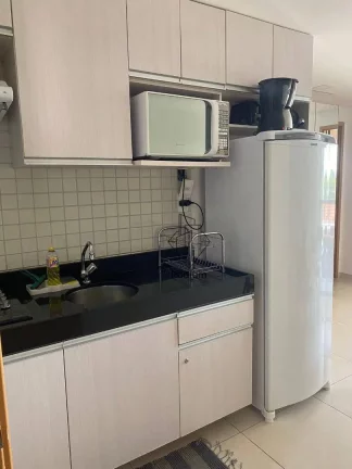 Imagem Flat mobiliado com varanda / sacada e vista para o mar da praia de Tambaú - FL0495