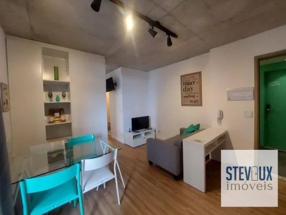 Imagem Apartamento mobiliado próximo ao metrô, Prédio com sala de ginástica e espaço gourmet!