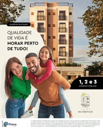 Imagem Apartamentos com 1, 2 e 3 dormitórios, até 60 m² a partir de R$210.544,00 – Centro - Suzano/SP