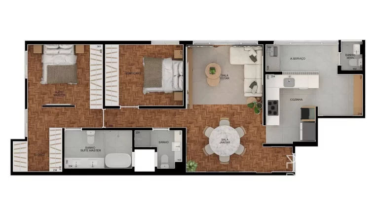 Imagem Jardim Paulista Venda - 2 dormitórios (1 Suíte) - 1 vaga - 99m²