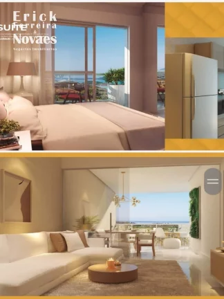 Imagem Apartamento com 3 dormitórios e 2 vagas de garagem a Venda na praia do morro, financiamento direto com a Construtora