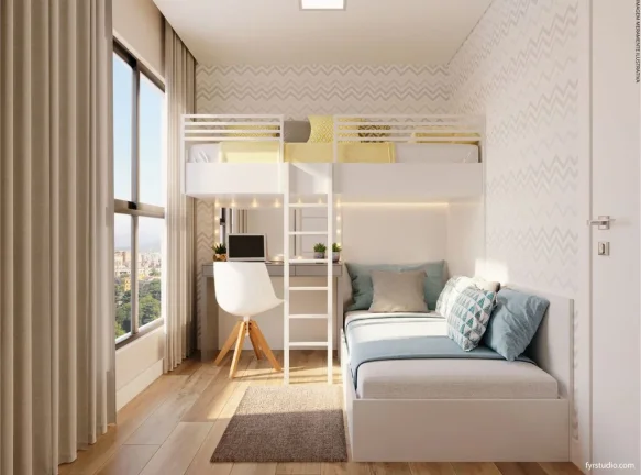 Imagem Apartamento à venda em Curitiba, Capão Raso, com 2 quartos, 46,86m2