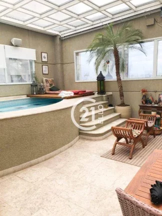 Imagem Cobertura com 4 dormitórios à venda, 360 m² por R$ 9.500.000,00 - Moema - São Paulo/SP