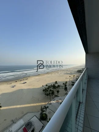 Imagem Apartamento Frente mar com 3 Dormitórios sendo 2 suítes na Guilhermina - Praia Grande