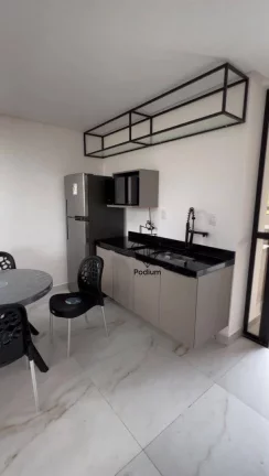 Imagem Flat mobiliado com área de lazer e vista para o mar da praia do Cabo Branco - FL0824.