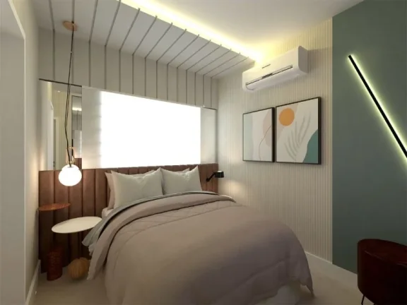 Imagem APARTAMENTO 2 QUARTOS /1 SUÍTE, VARANDA GOURMET À VENDA, 58 M² POR R$ 230.000 - RESIDENCIAL PARQUE DOS SERVIDORES - RIBEIRÃO PRETO/SP