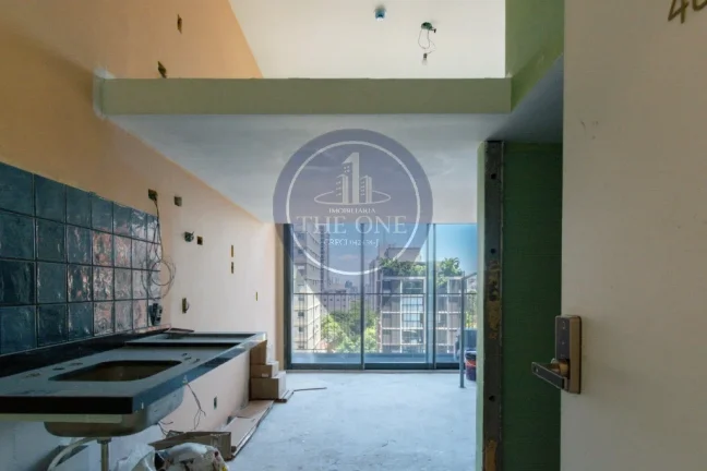 Imagem Studio de luxo em Pinheiros, São Paulo-SP: 1 quarto, 2 salas, 1 banheiro, 27m². Venha conferir!
