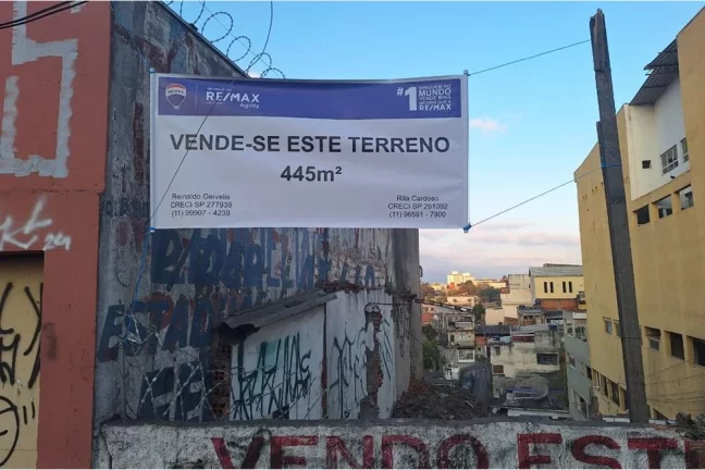 Imagem Terreno 445m² na Av Inocêncio Seráfico, em Carapicuíba, documentação 100% OK
