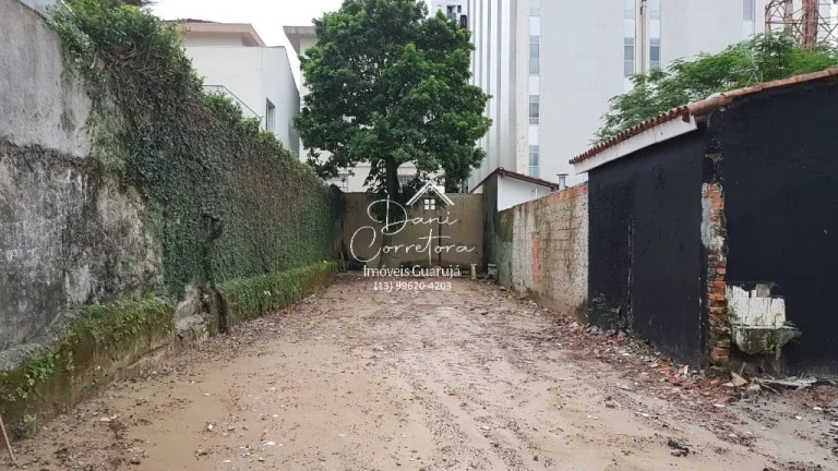 Imagem Terreno comercial para locação em Guarujá-SP, bairro Pitangueiras, 654,00 m² de área.