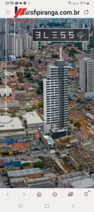 Imagem 27,68m² por 332 mil Metrô Ipiranga-SP
